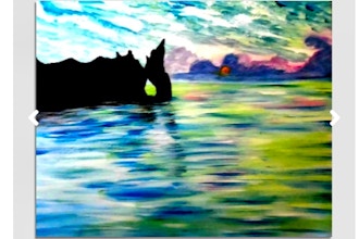 Paint Nite: Monet's Sunset Cliff